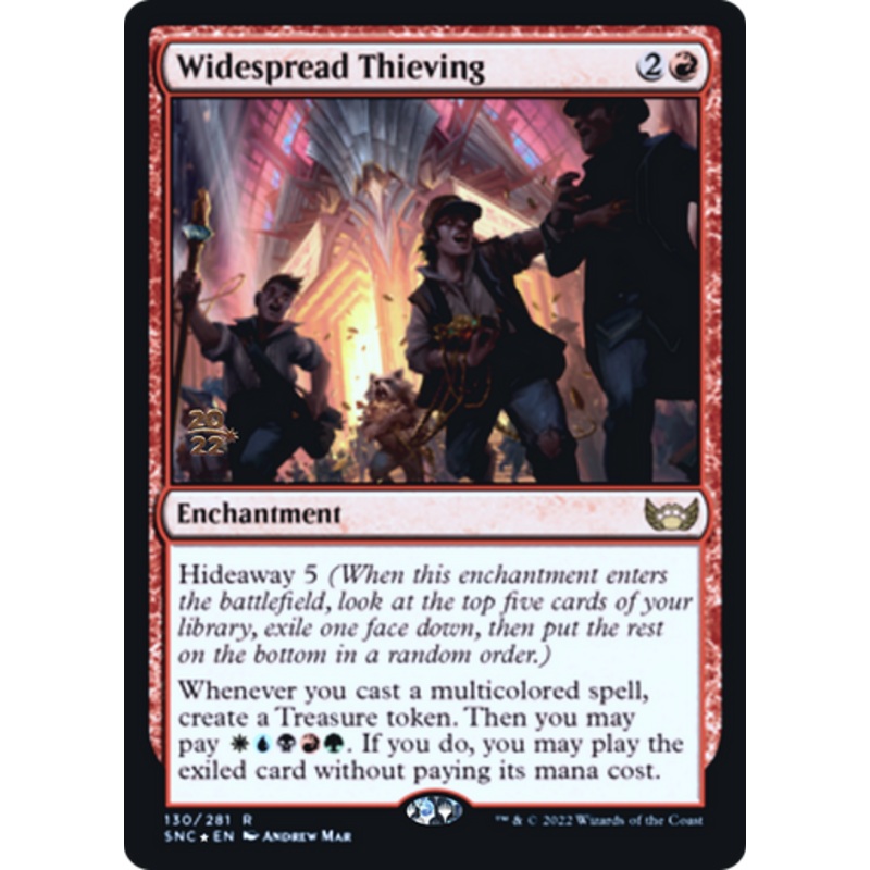 Widespread Thieving (Prerelease foil) | Streets of New Capenna