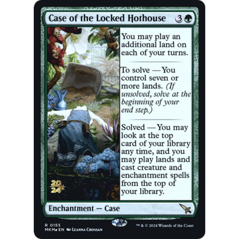Case of the Locked Hothouse (Prerelease Foil) | Murders at Karlov Manor