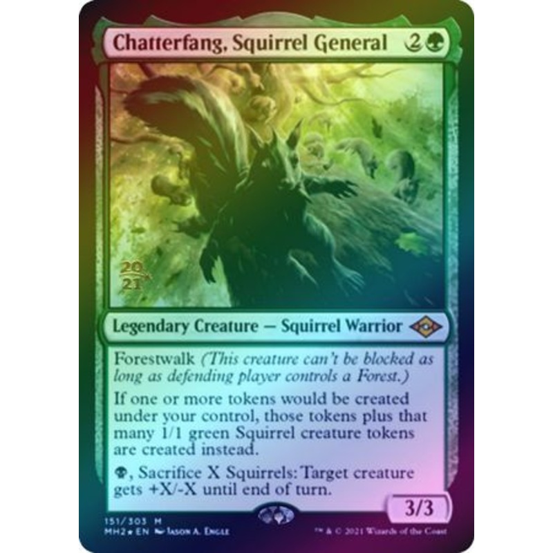Chatterfang, Squirrel General (Modern Horizons 2 Prerelease foil) | Modern Horizons 2