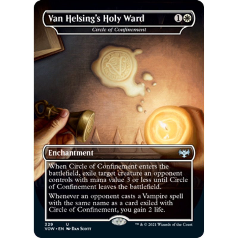 Circle of Confinement [Van Helsing’s Holy Ward] (Dracula Series) (foil) | Innistrad: Crimson Vow