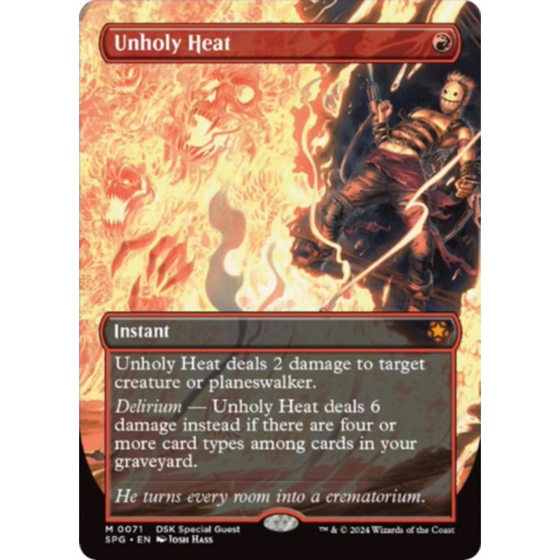 Unholy Heat (Borderless Art) | Special Guests