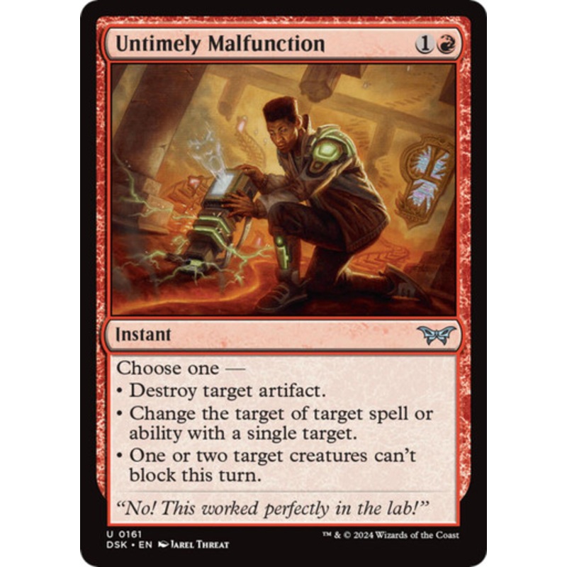 Untimely Malfunction | Duskmourn: House of Horror