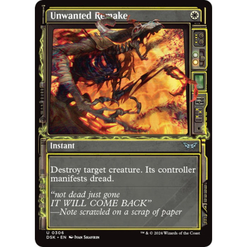 Unwanted Remake (Showcase Frame) | Duskmourn: House of Horror