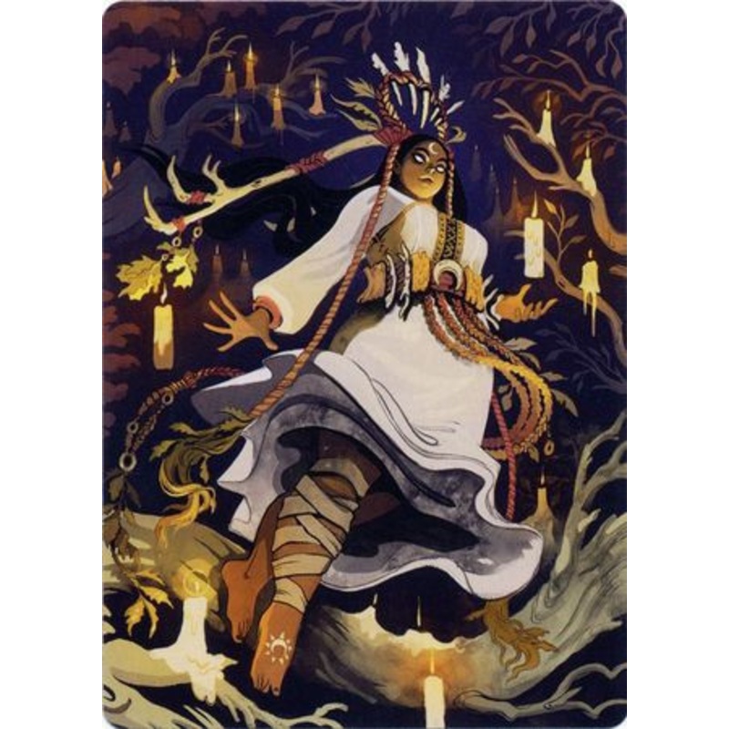 Candlegrove Witch (#76) Art Card | Innistrad: Midnight Hunt