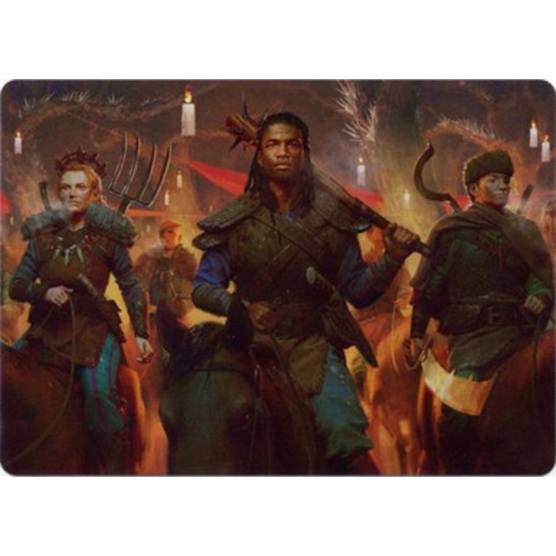 Candlelit Cavalry Art Card | Innistrad: Midnight Hunt
