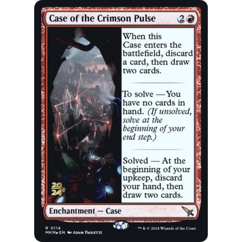 Case of the Crimson Pulse (Prerelease Foil) | Murders at Karlov Manor