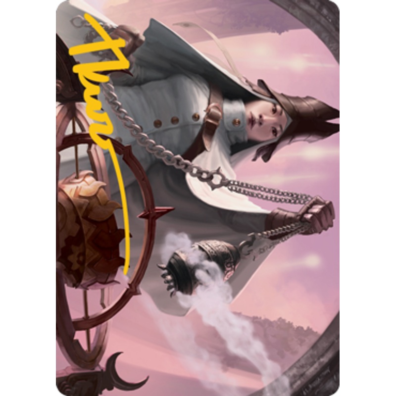 Celestus Sanctifier Art Card (Gold Signature) | Innistrad: Midnight Hunt