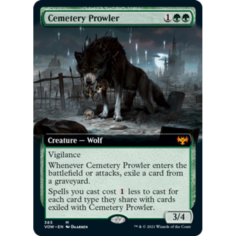 Cemetery Prowler (Extended Art) | Innistrad: Crimson Vow