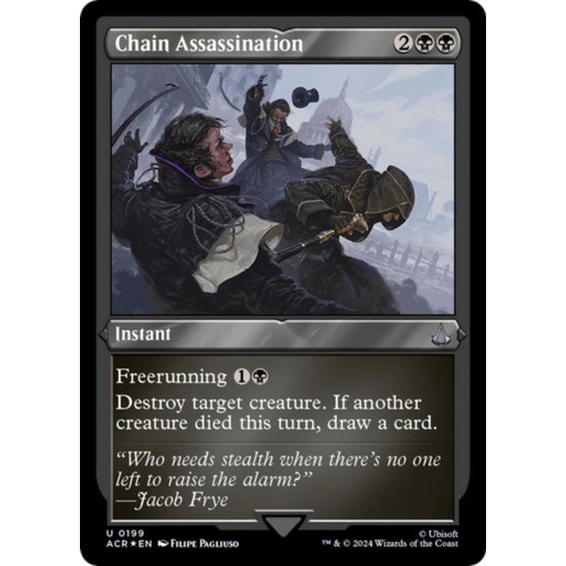 Chain Assassination (Etched Foil) | Universes Beyond: Assassin’s Creed