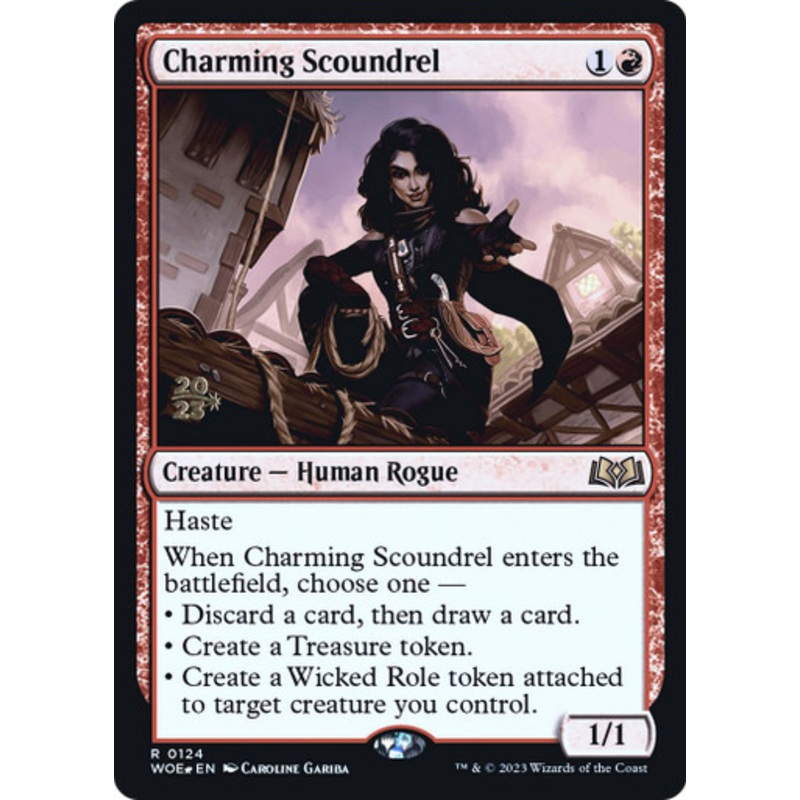 Charming Scoundrel (Prerelease Foil) | Wilds of Eldraine