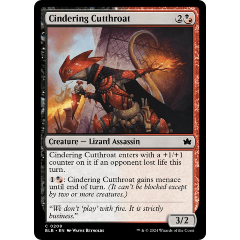 Cindering Cutthroat | Bloomburrow