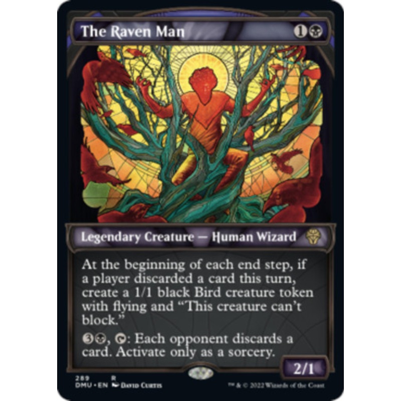 The Raven Man (Stained-Glass)