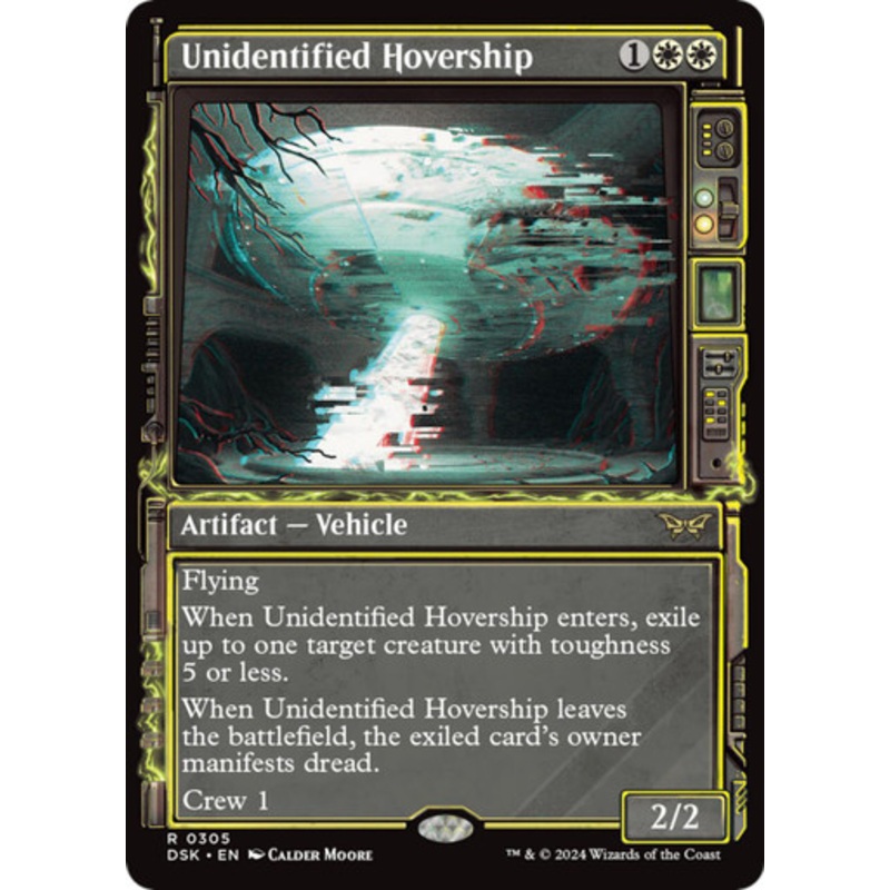 Unidentified Hovership (Showcase Frame) | Duskmourn: House of Horror