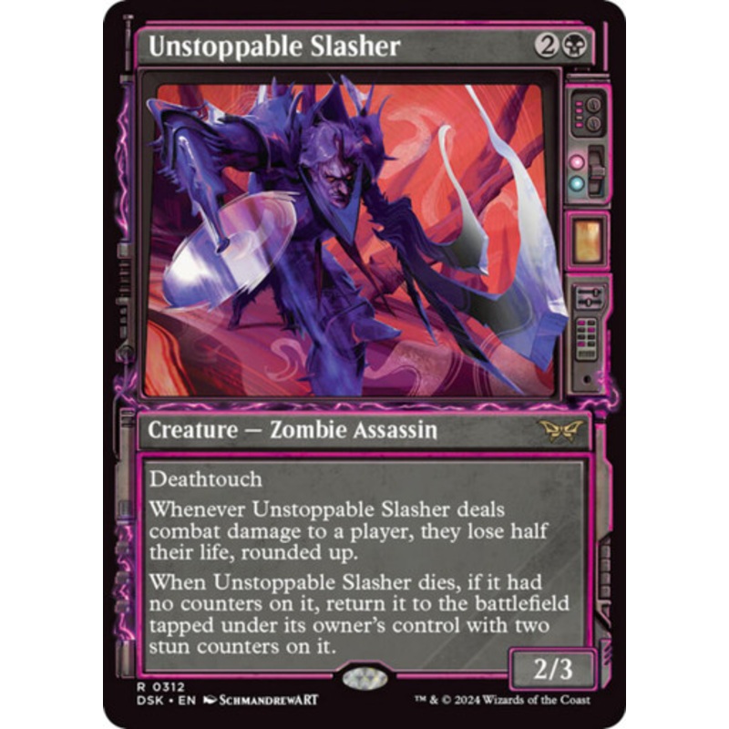Unstoppable Slasher (Showcase Foil) | Duskmourn: House of Horror