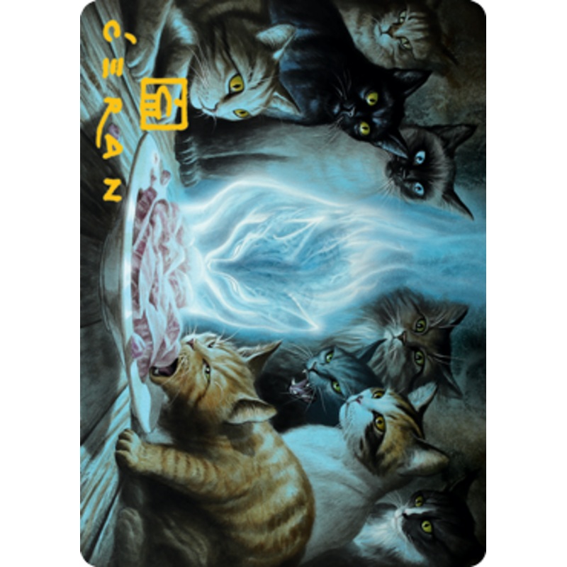 Can’t Stay Away Art Card (Gold Signature) | Innistrad: Midnight Hunt