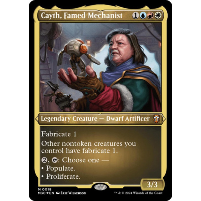 Cayth, Famed Mechanist (Extended Art Foil) | Modern Horizons 3 Commander