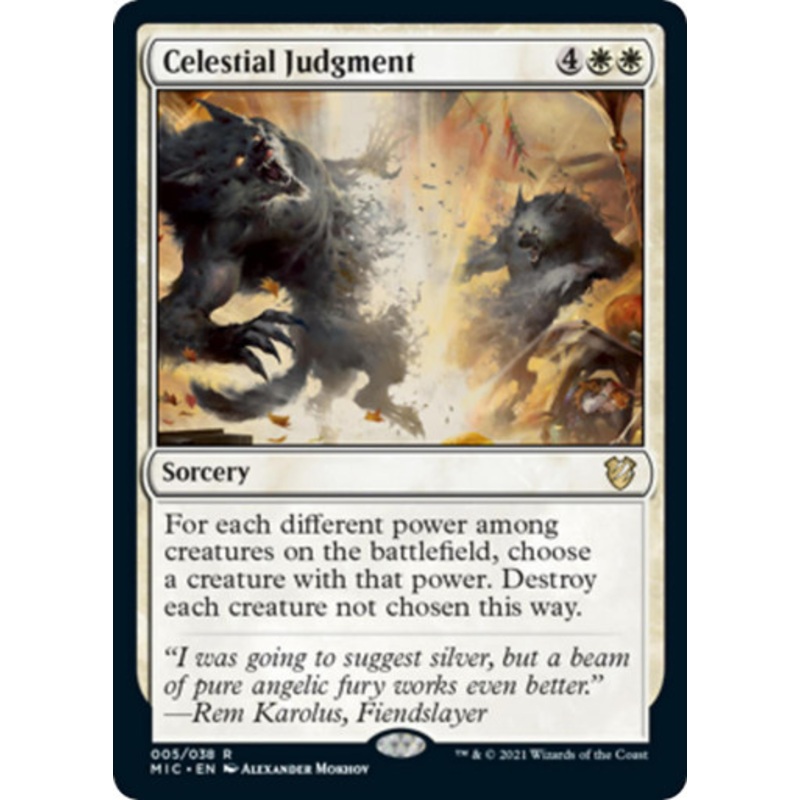 Celestial Judgment | Innistrad: Midnight Hunt Commander