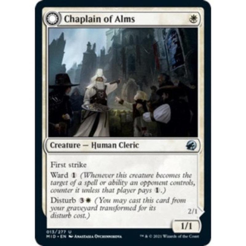 Chaplain of Alms // Chapel Shieldgeist (foil) | Innistrad: Midnight Hunt