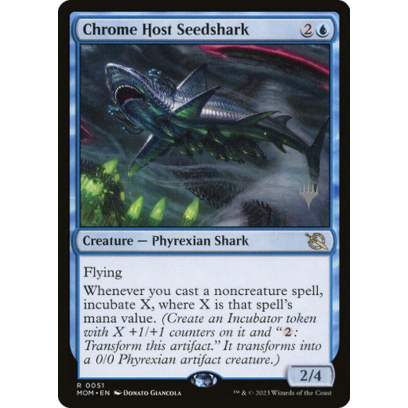 Chrome Host Seedshark (Promo Pack Non-Foil) | March of the Machine