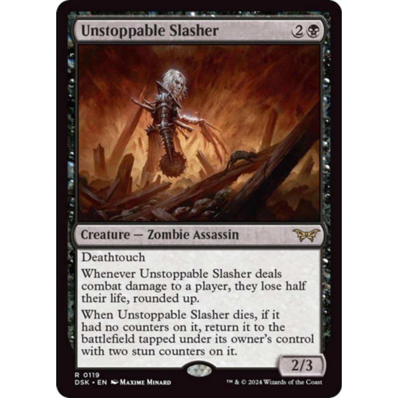 Unstoppable Slasher (Foil) | Duskmourn: House of Horror