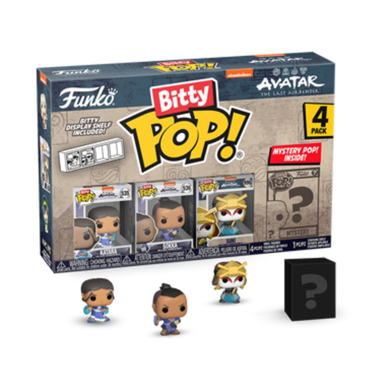 Bitty POP! Avatar: the Last Airbender: Katara, Sokka, Suki 4-Pack