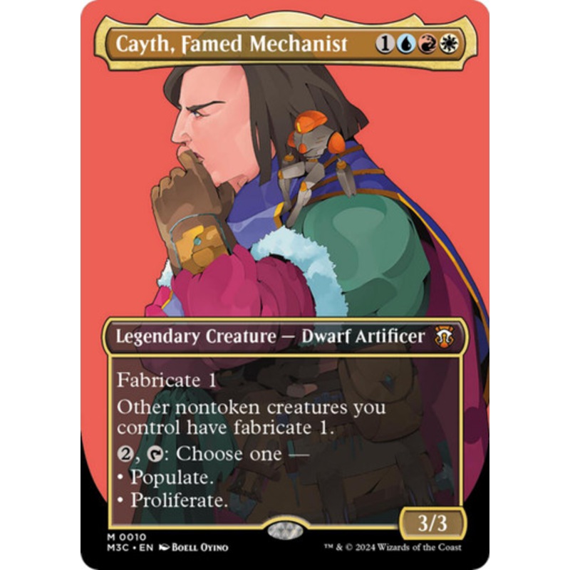 Cayth, Famed Mechanist (Borderless Profile)