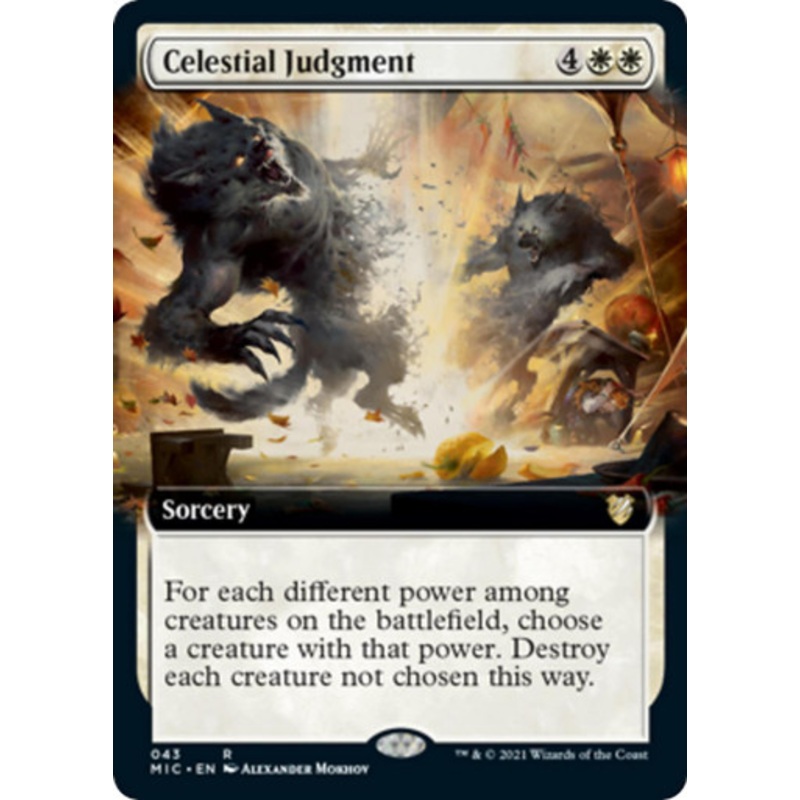 Celestial Judgment (Extended Art) | Innistrad: Midnight Hunt Commander