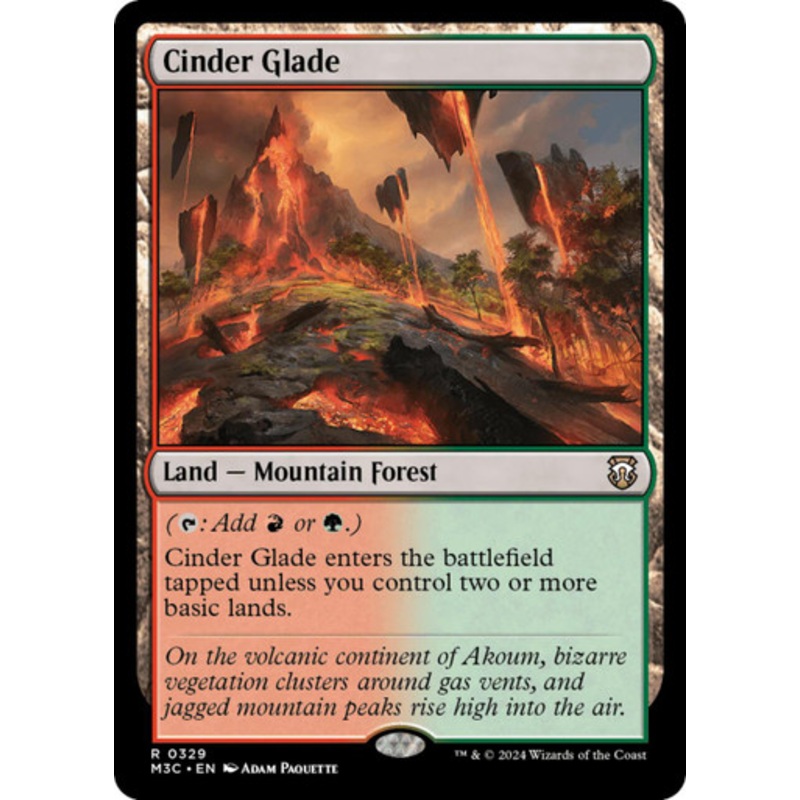 Cinder Glade (Ripple Foil) | Modern Horizons 3 Commander