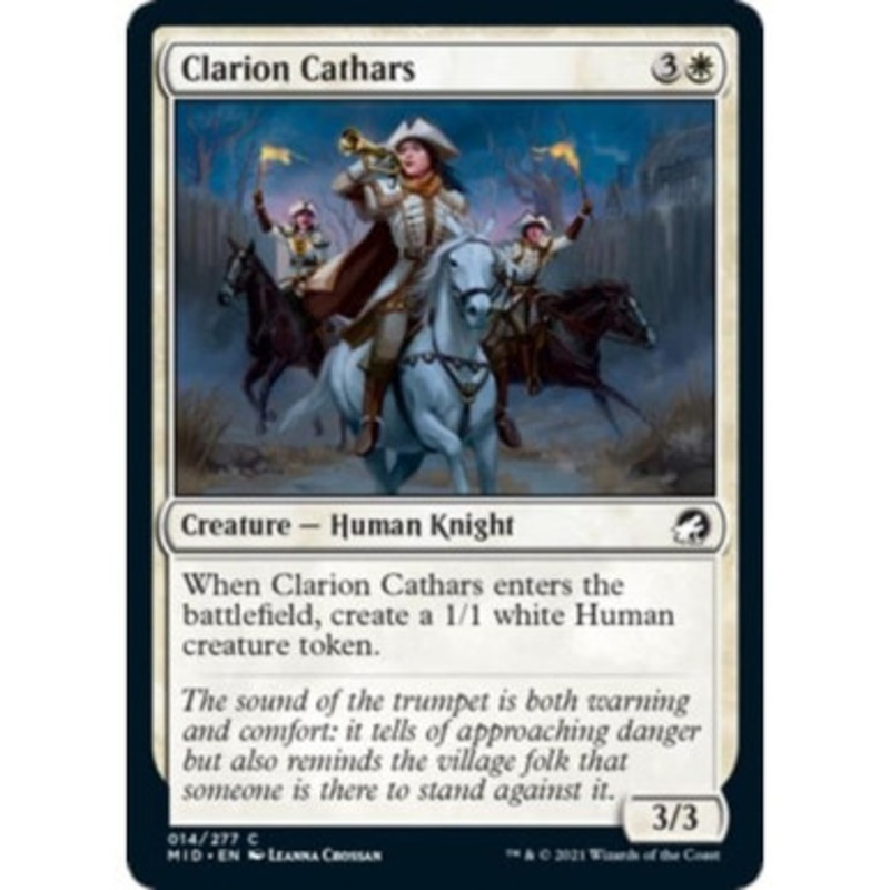 Clarion Cathars (foil) | Innistrad: Midnight Hunt