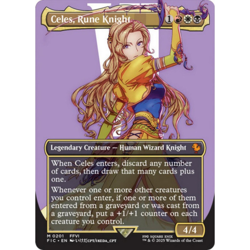 Celes, Rune Knight (Borderless Character) | FINAL FANTASY Commander