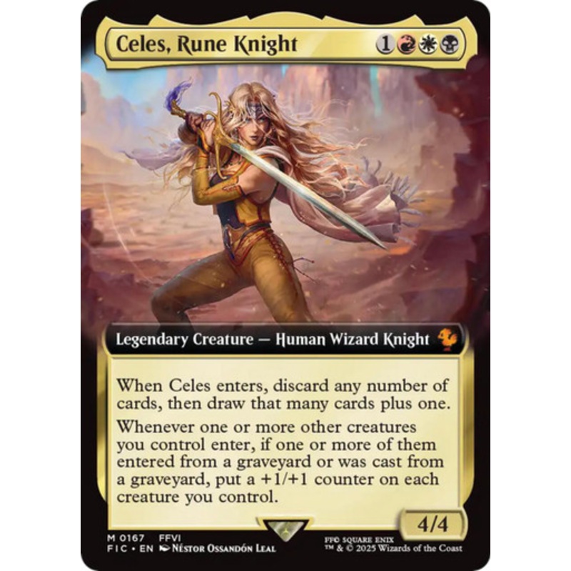 Celes, Rune Knight (Extended Art) | FINAL FANTASY Commander