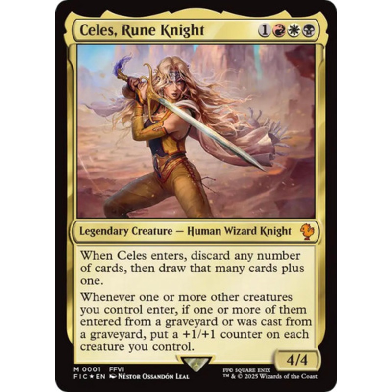 Celes, Rune Knight (Foil) | FINAL FANTASY Commander