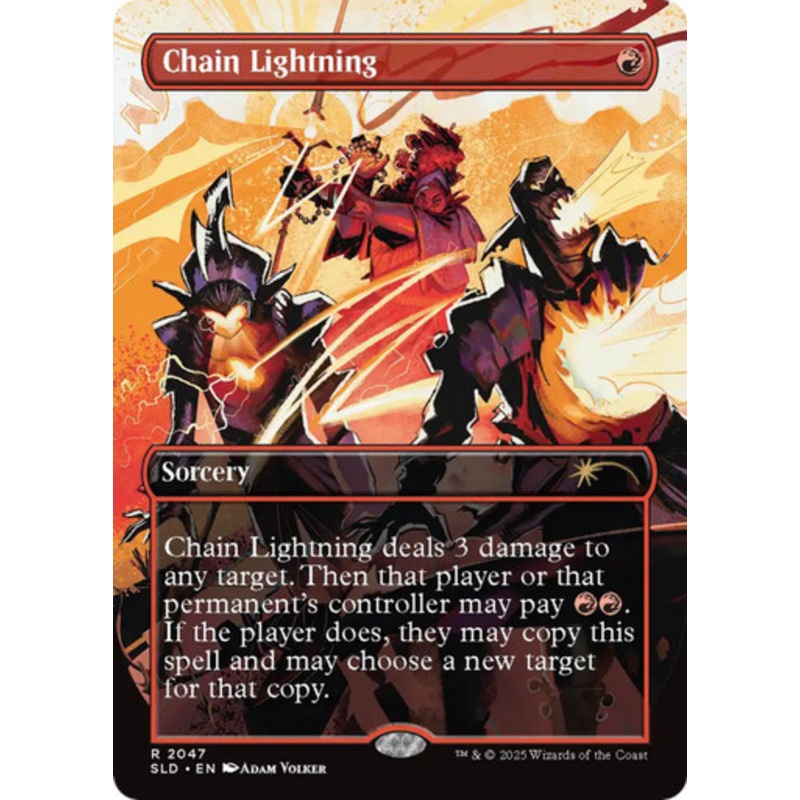 Chain Lightning (Secret Lair – Everything is on Fire) | Secret Lair Drops