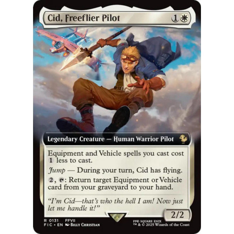 Cid, Freeflier Pilot (Extended Art) | FINAL FANTASY Commander