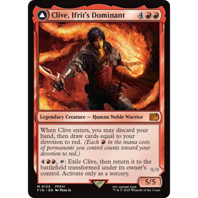 Clive, Ifrit’s Dominant // Ifrit, Warden of Inferno | FINAL FANTASY