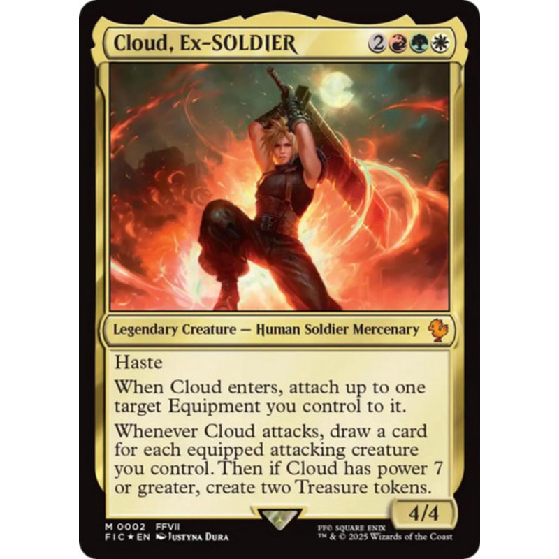 Cloud, Ex-SOLDIER (Foil) | FINAL FANTASY Commander