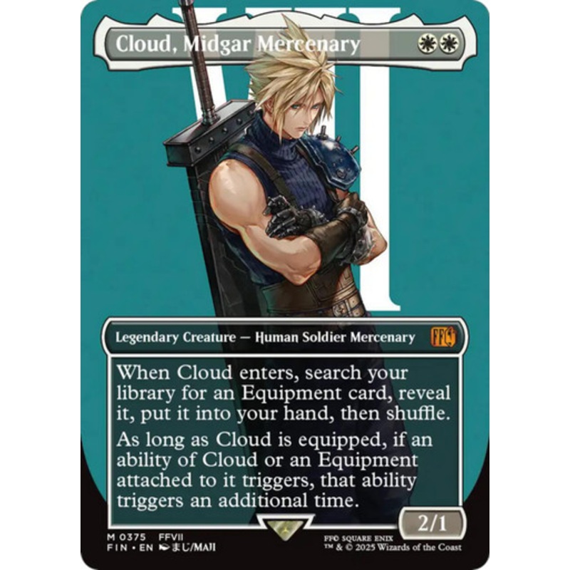 Cloud, Midgar Mercenary (Borderless Character) | FINAL FANTASY