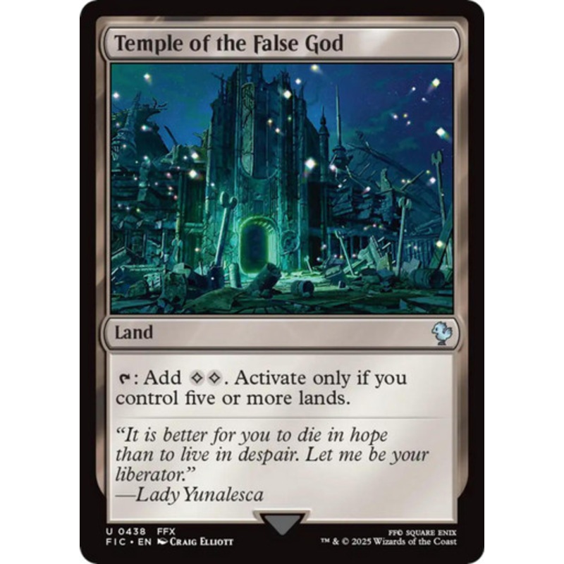Temple of the False God
