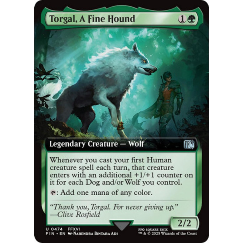 Torgal, A Fine Hound (Extended Art) | FINAL FANTASY