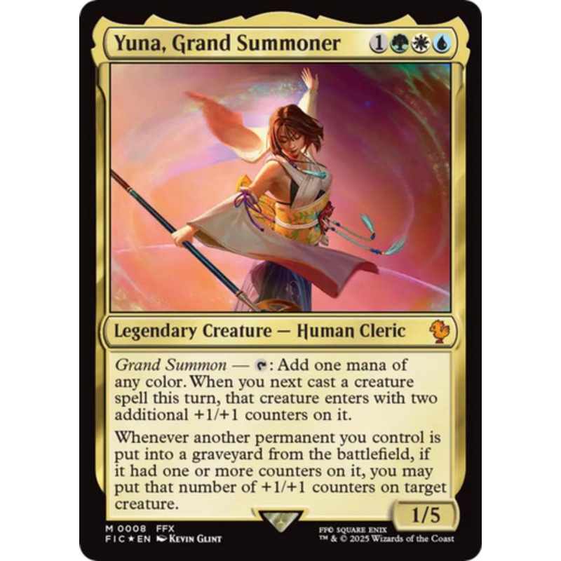 Yuna, Grand Summoner (Foil) | FINAL FANTASY Commander
