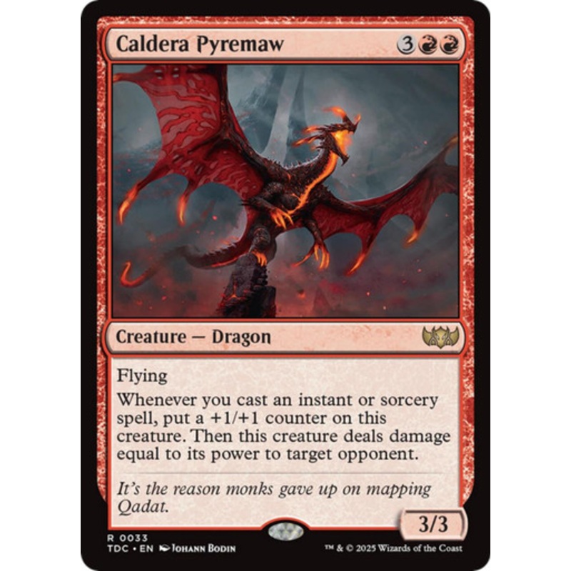Caldera Pyremaw | Tarkir: Dragonstorm Commander