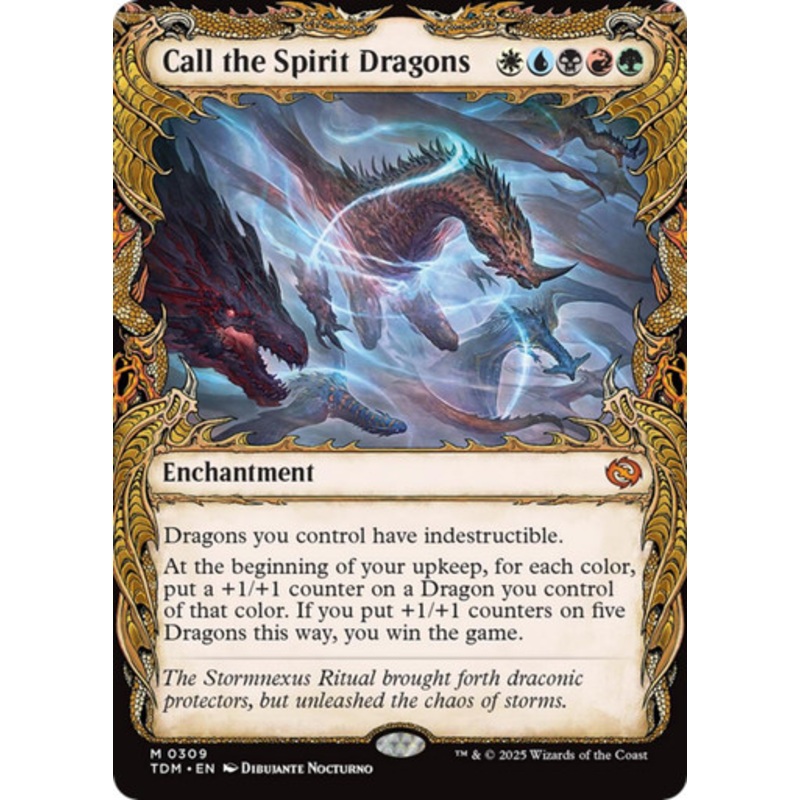 Call the Spirit Dragons (Showcase Frame) | Tarkir: Dragonstorm