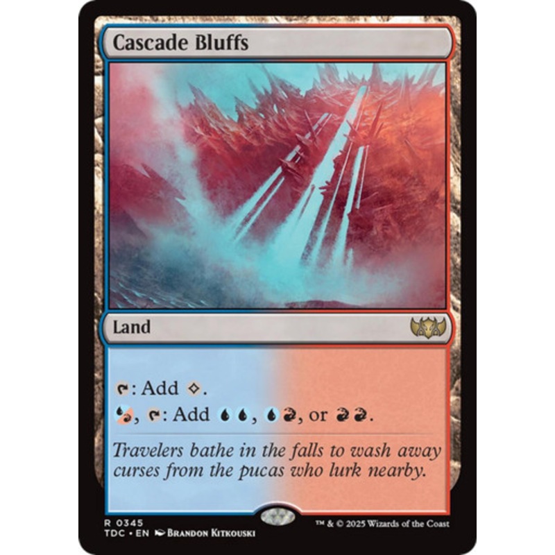Cascade Bluffs | Tarkir: Dragonstorm Commander