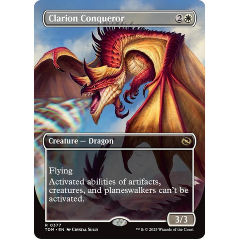 Clarion Conqueror (Double-Sided Borderless Art) | Tarkir: Dragonstorm