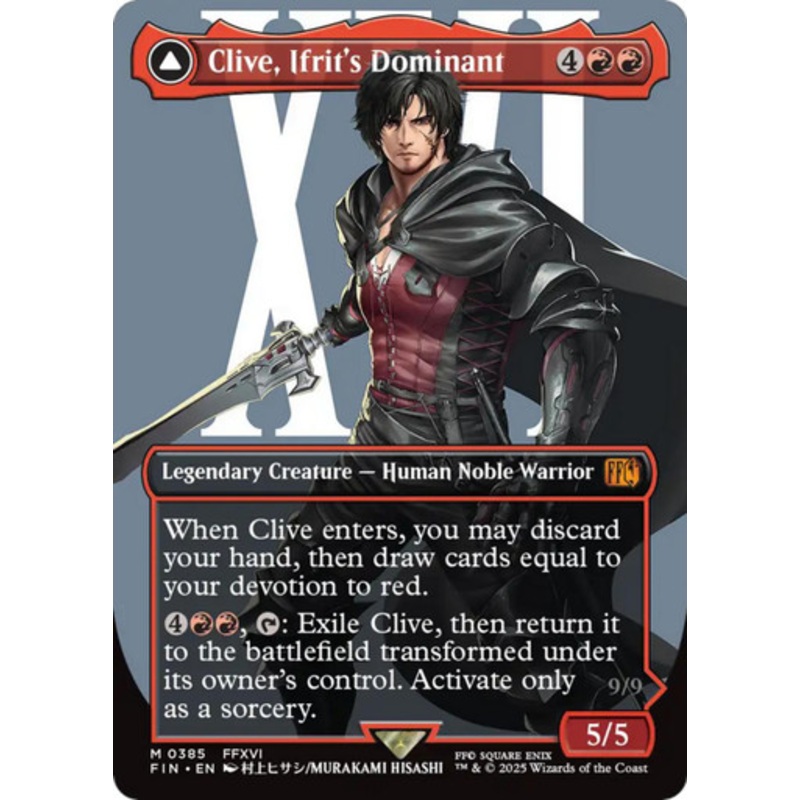 Clive, Ifrit’s Dominant // Ifrit, Warden of Inferno (Borderless Character) | FINAL FANTASY
