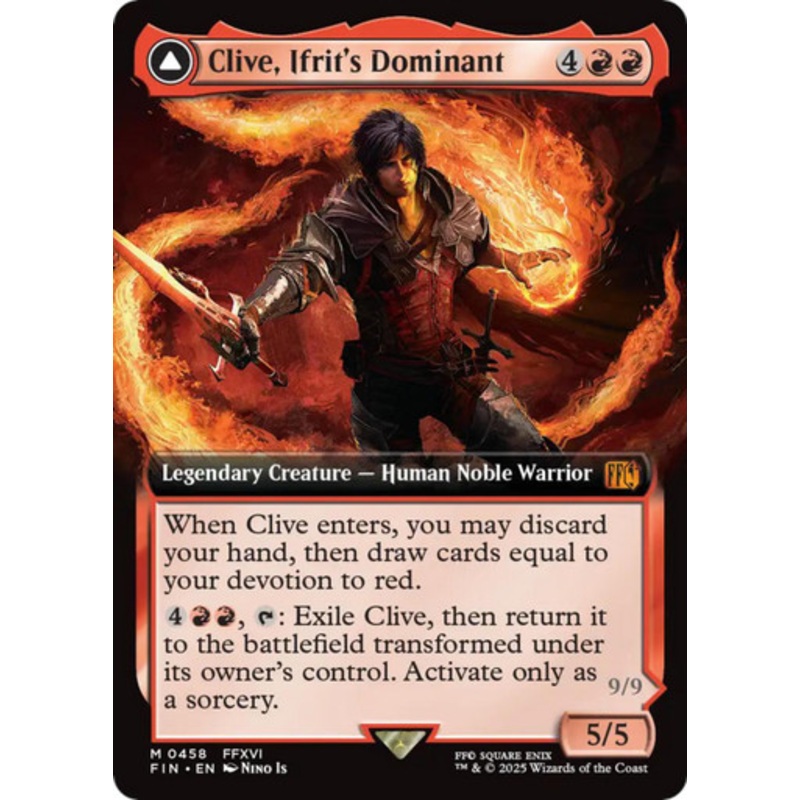 Clive, Ifrit’s Dominant // Ifrit, Warden of Inferno (Extended Art) | FINAL FANTASY