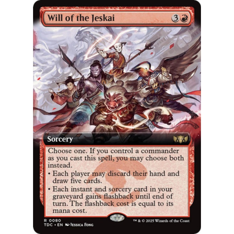 Will of the Jeskai (Extended Art) | Tarkir: Dragonstorm Commander