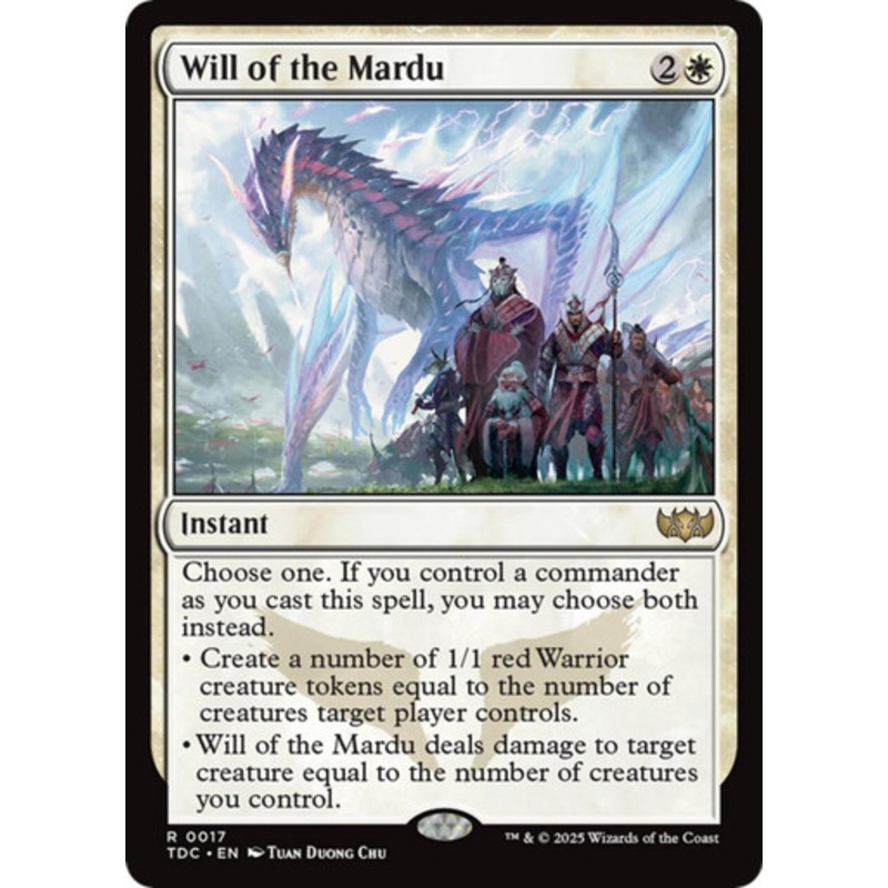 Will of the Mardu | Tarkir: Dragonstorm Commander