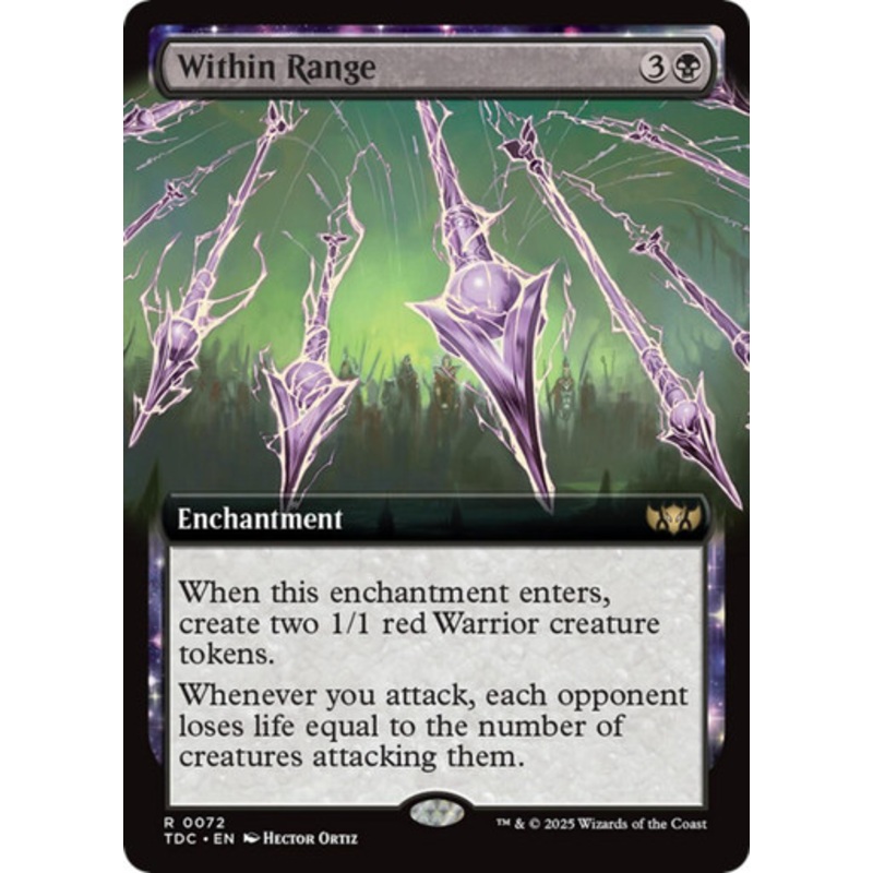 Within Range (Extended Art) | Tarkir: Dragonstorm Commander