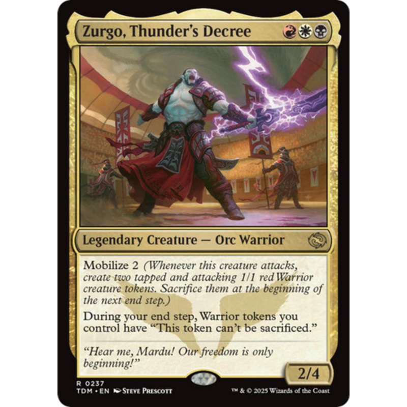 Zurgo, Thunder’s Decree | Tarkir: Dragonstorm